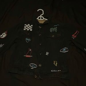 Black jean jacket